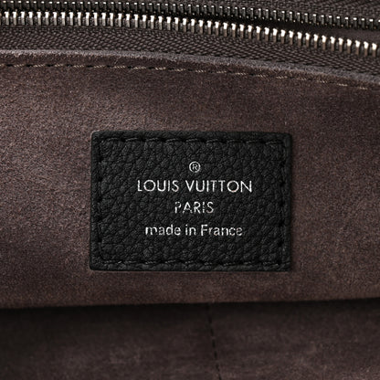 Louis Vuitton Veau Cachemire Snakeskin Soft Lockit MM Black 6 of 9