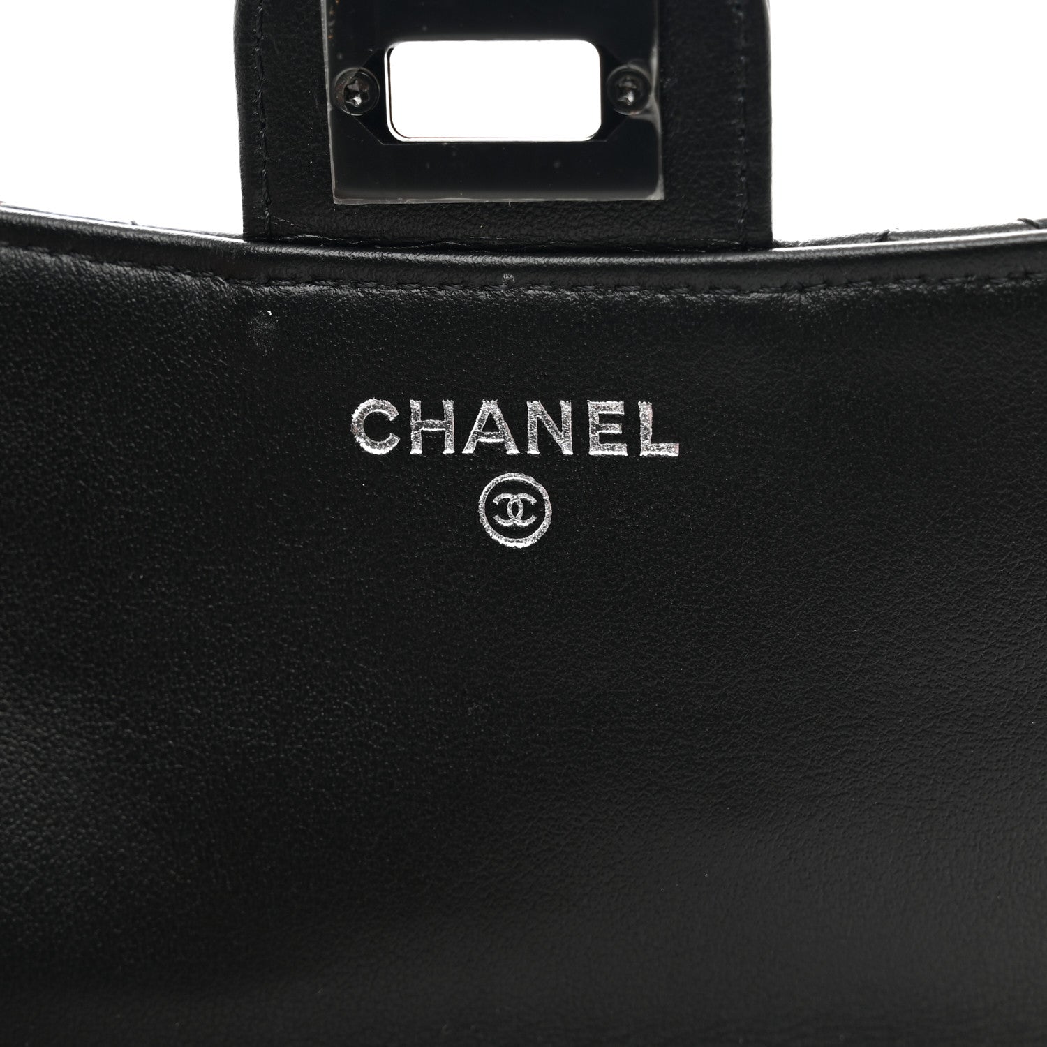 Chanel Aged Calfskin Quilted 2.55 Reissue Phone Holder With Chain So Black 8 of 12