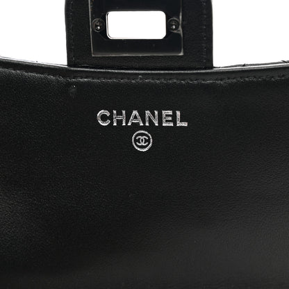 Chanel Aged Calfskin Quilted 2.55 Reissue Phone Holder With Chain So Black 8 of 12