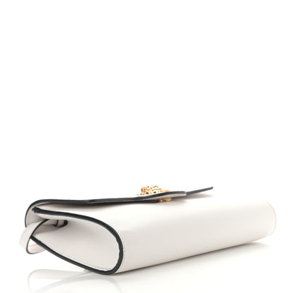 Versace Grained Calfskin La Medusa Crossbody Bag White 4 of 9