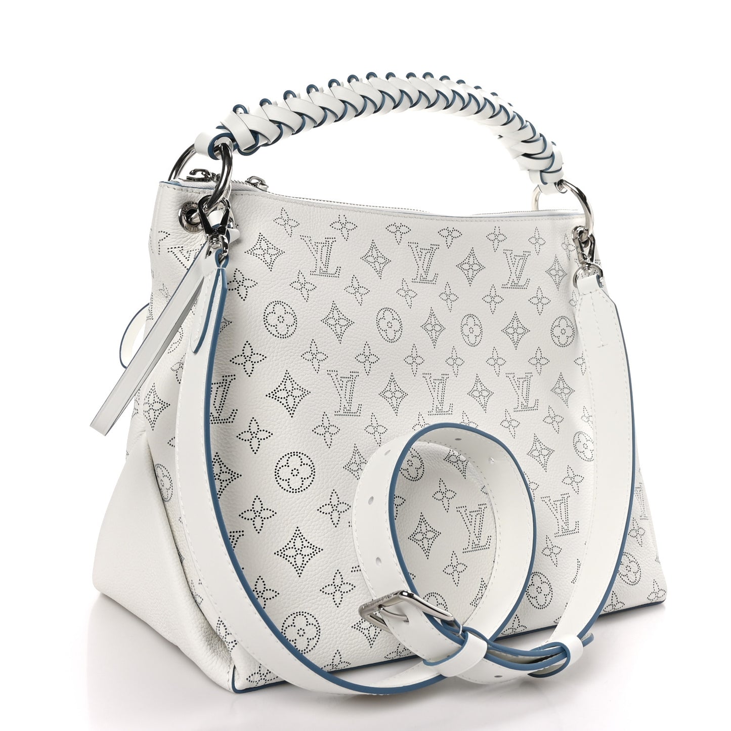 Mahina Beaubourg Hobo MM Snow Orage Blue