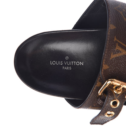 Louis Vuitton Monogram Bom Dia Mule Sandals 42 Black 7 of 12