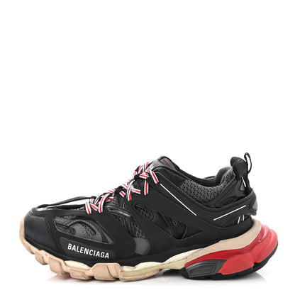 Balenciaga Mesh Nylon Womens Track Sneakers 39 Black Gris 1 of 8
