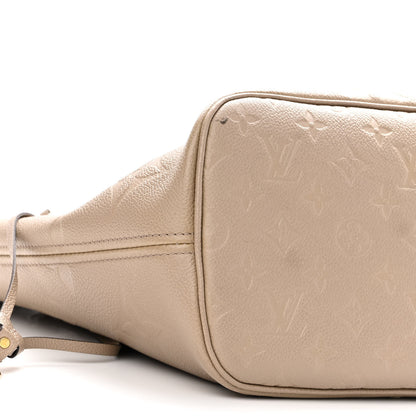 Louis Vuitton Empreinte Monogram Giant Neverfull MM Tourterelle 8 of 12