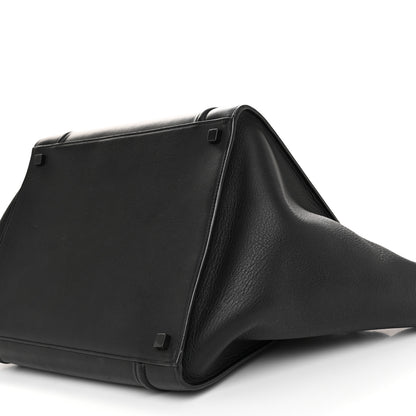 Celine Grained Calfskin Medium Phantom Luggage Black 10 of 11