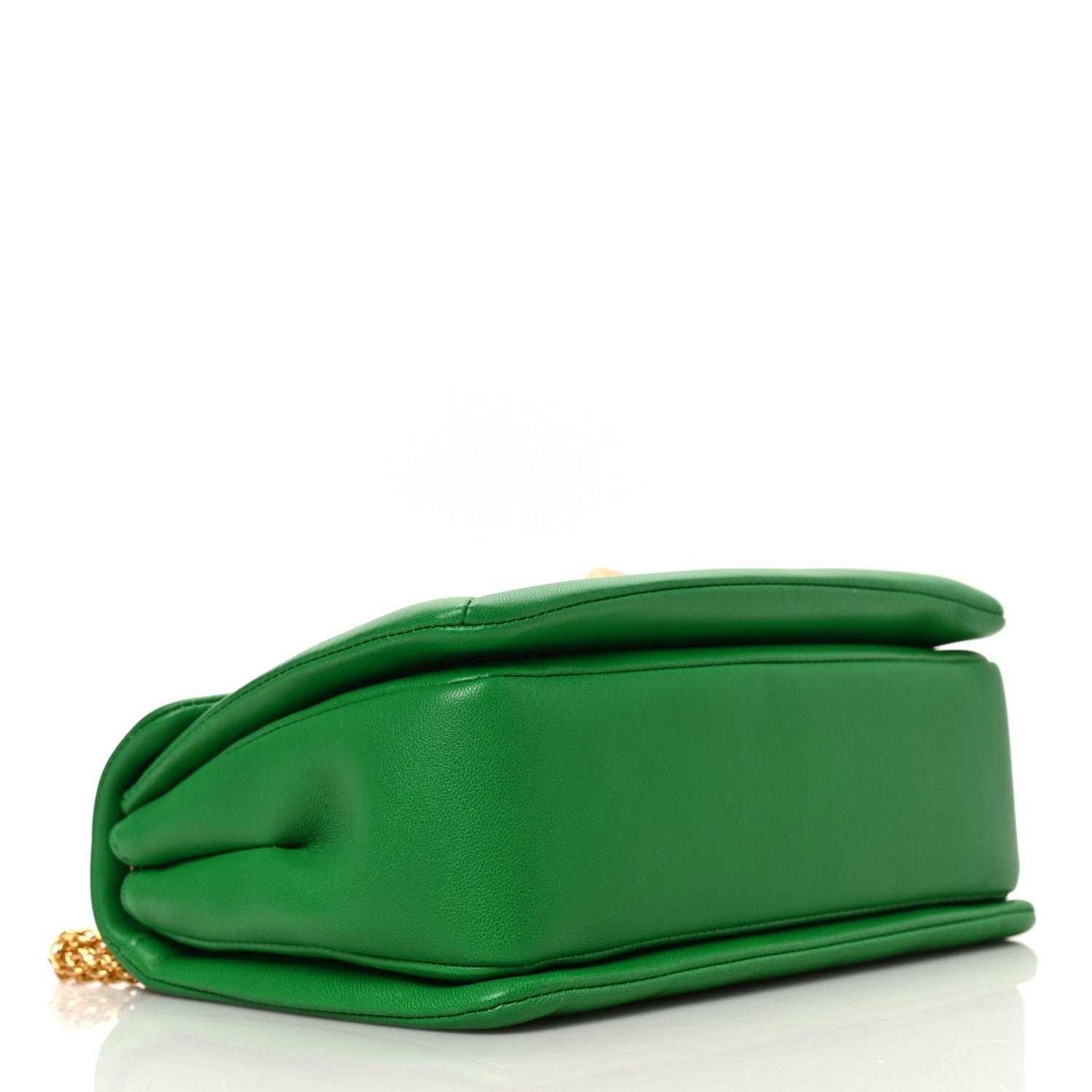 Valentino Garavani Nappa One Stud Chain Clutch Gea Green 4 of 8