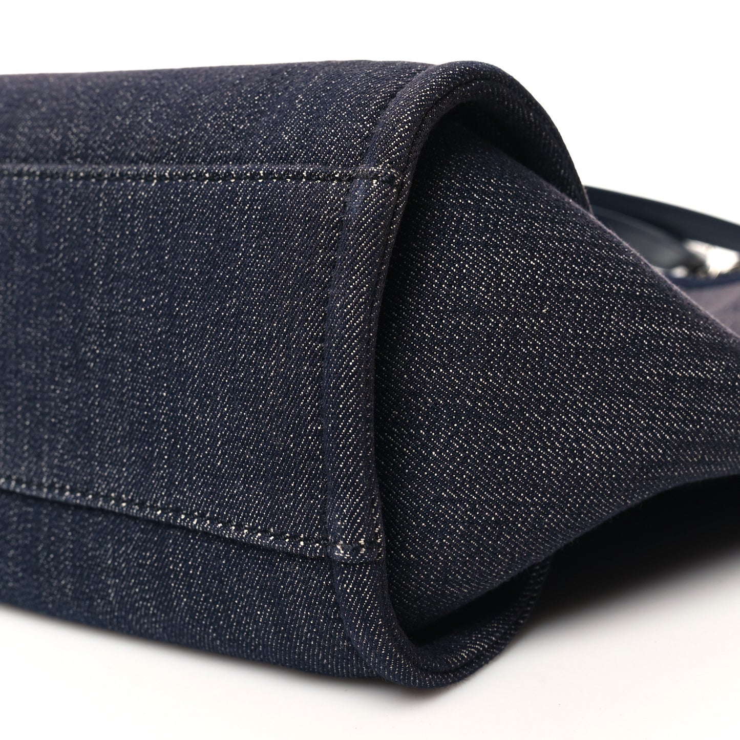 Denim Small Deauville Tote Dark Blue
