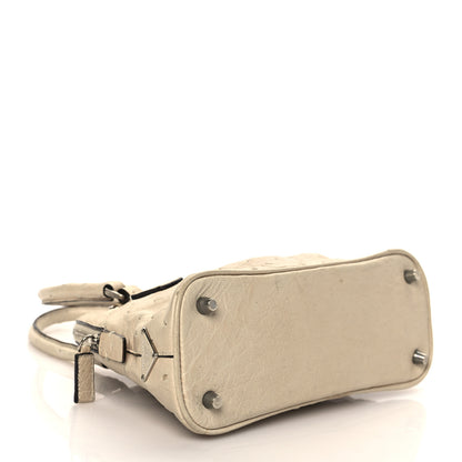 Prada Ostrich Mini Pyramid Bag 4 of 9