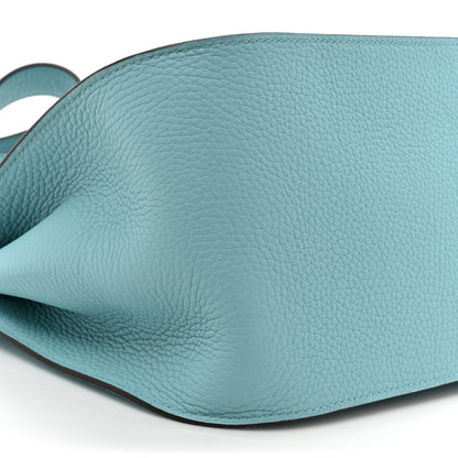 Hermes Taurillon Clemence Jypsiere 34 Bleu Atoll 10 of 14