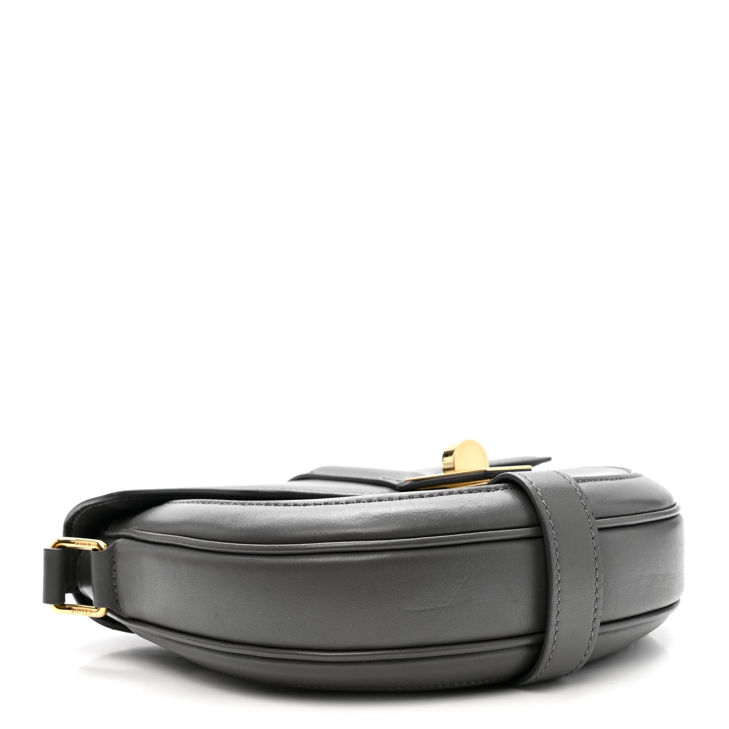 Satinated Calfskin Besace Small 16 Grey