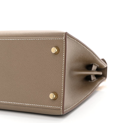 Hermes Epsom Kelly Sellier 28 Etoupe 10 of 11