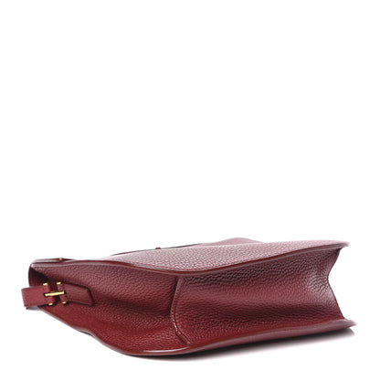 Tom Ford Calfskin Large T Clasp Tara Crossbody Bag Cabernet 4 of 13