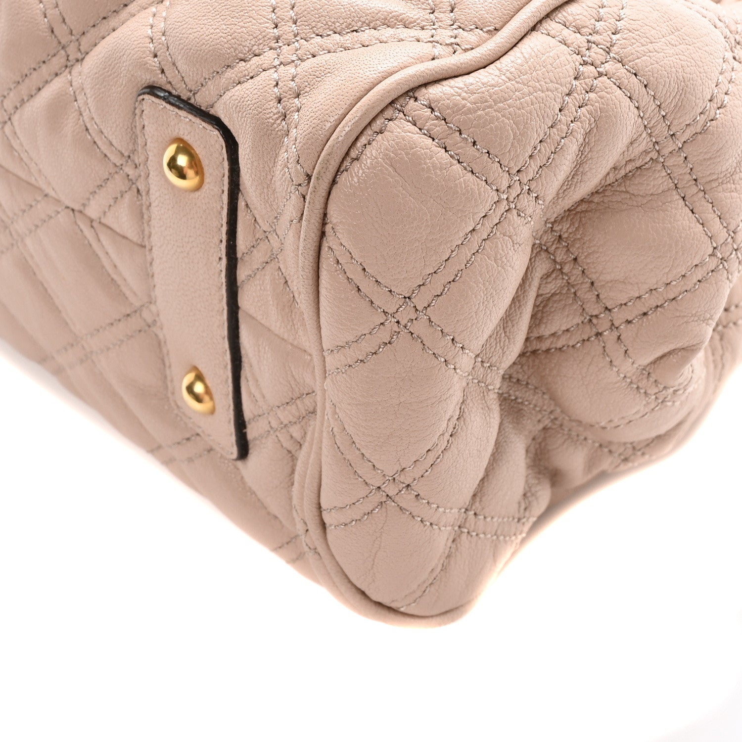 Marc Jacobs Calfskin Quilted Stam Blush 9 of 9