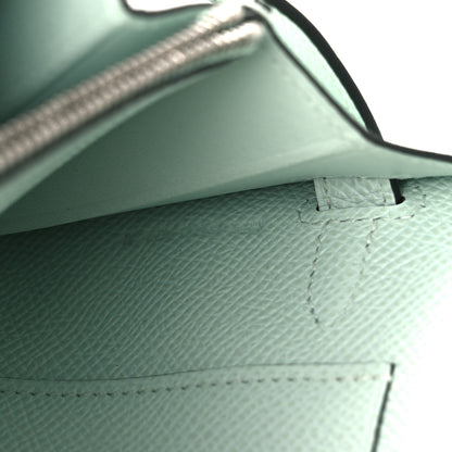 Hermes Epsom Kelly Wallet To Go Vert Peppermint 7 of 12
