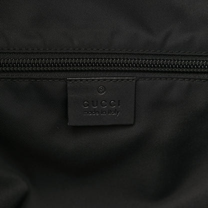 Gucci Soft GG Supreme Monogram Appia Calfskin Web Tote Backpack Beige Ebony Black 6 of 10