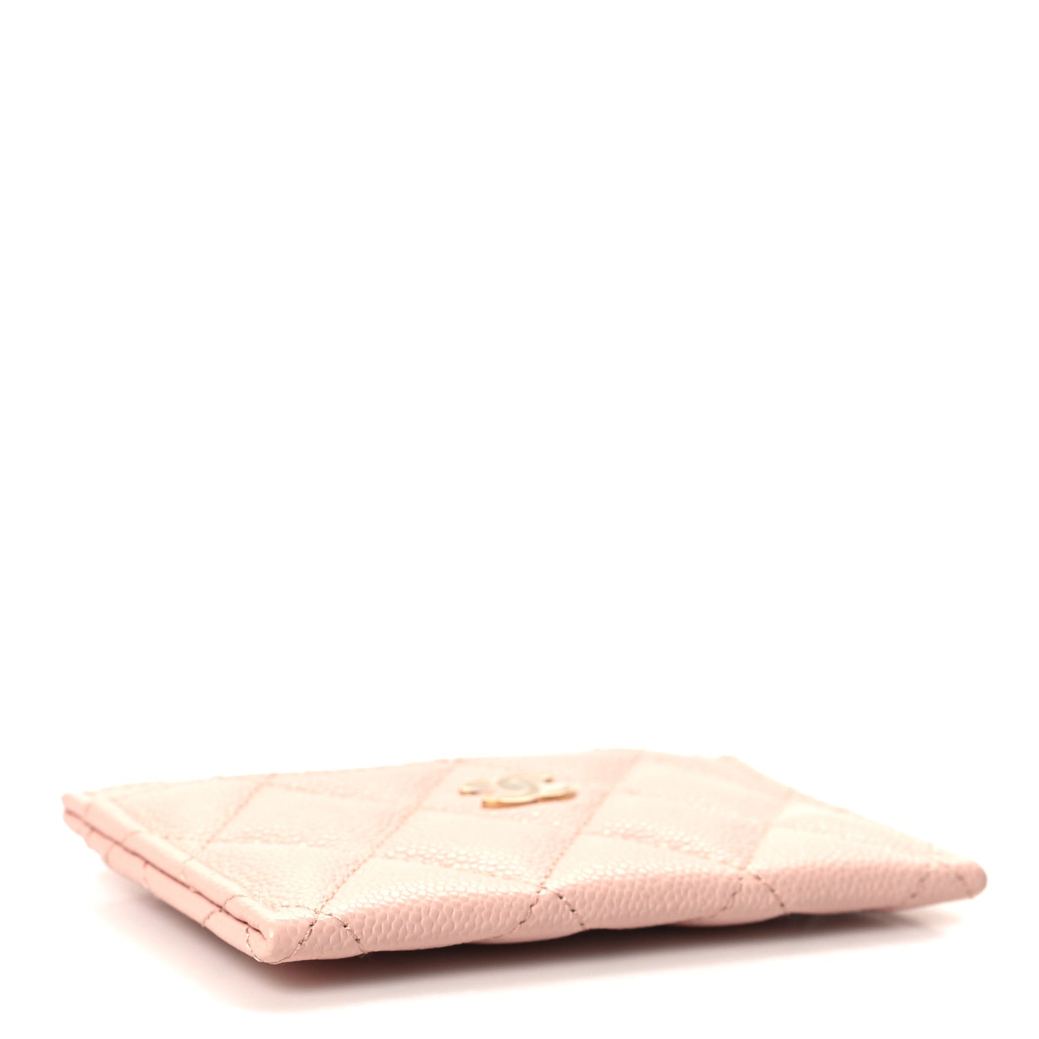Chanel Caviar Quilted Card Holder Light Pink 4 of 9