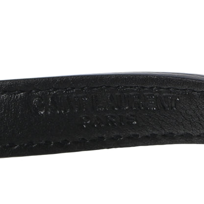 Saint Laurent Metallic Calfskin Double Wrap Bracelet Gold 5 of 6