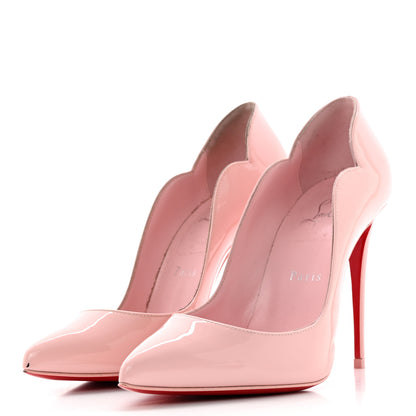 Christian Louboutin Patent Hot Chick 100 Pumps 36.5 Rosy 3 of 12
