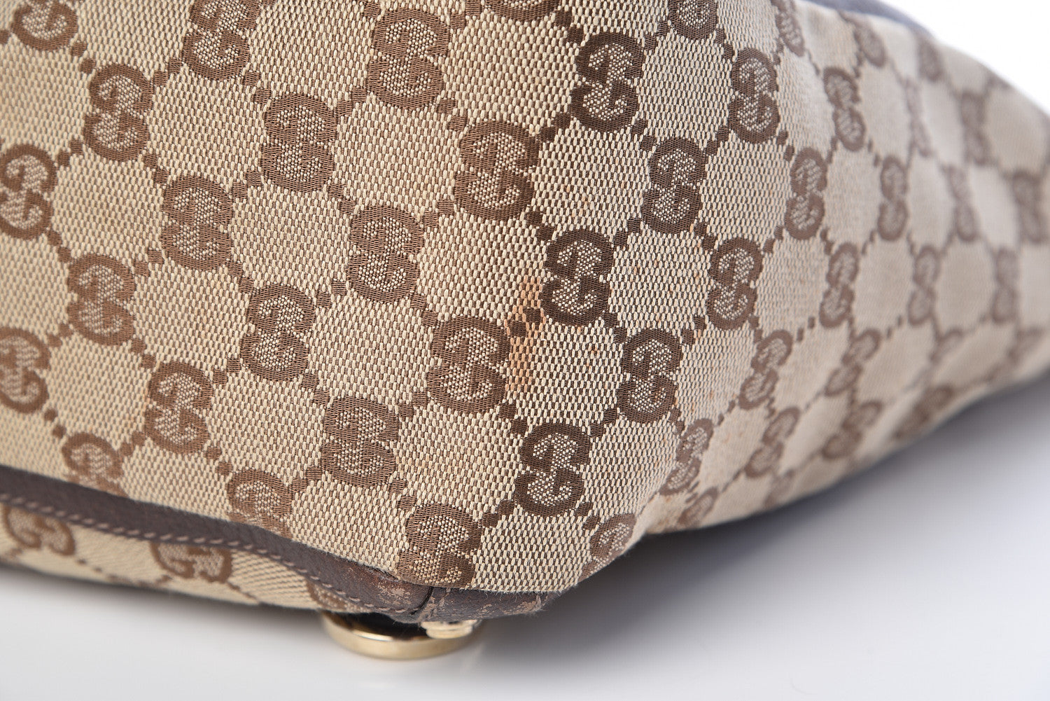 Gucci Monogram Abbey Small Tote Dark Brown 13 of 13