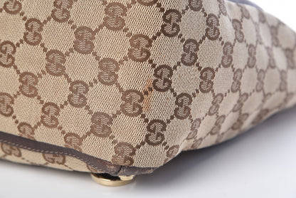 Gucci Monogram Abbey Small Tote Dark Brown 13 of 13