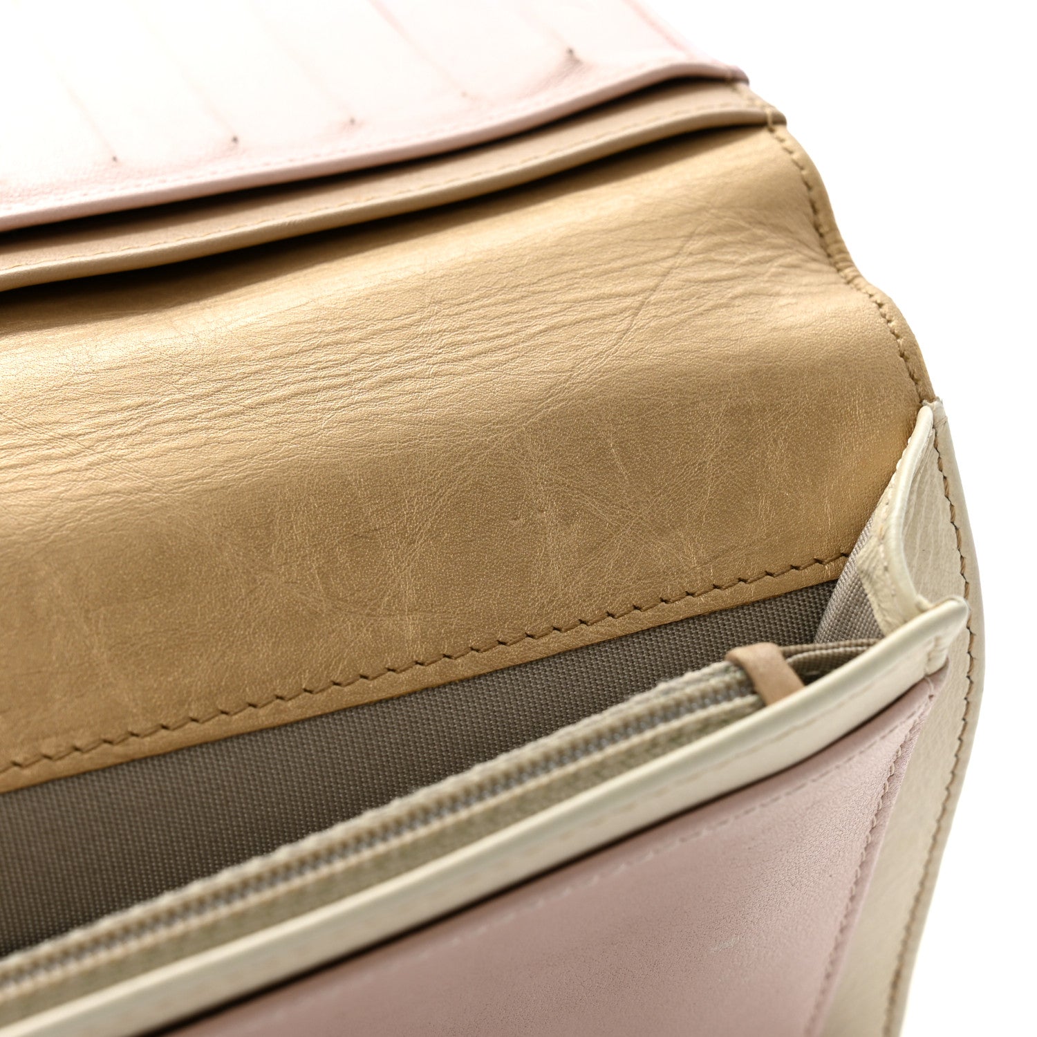 Chanel Metallic Calfskin Quilted Yen Wallet Gold Pink 11 of 14