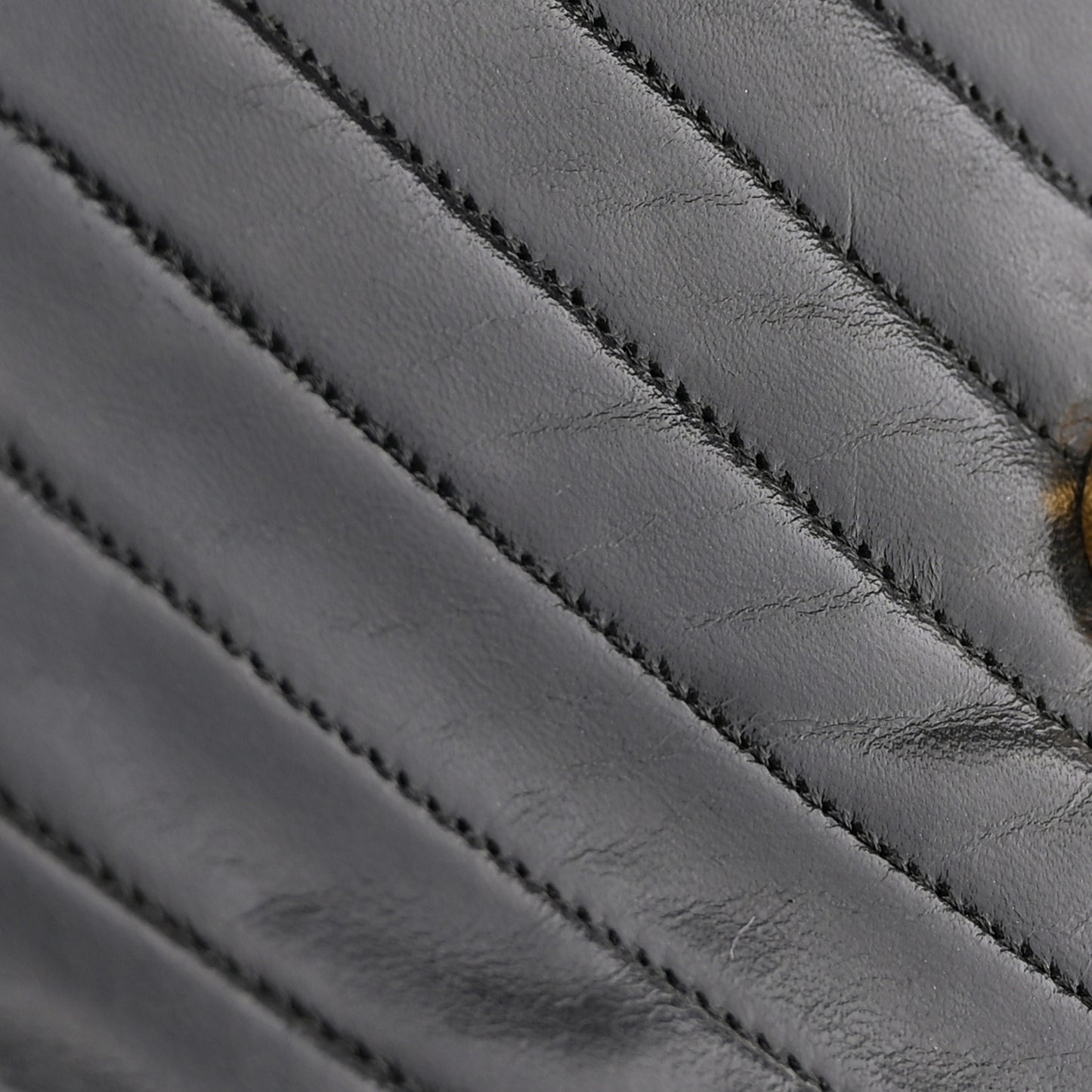 Lambskin Chevron Quilted Small Single Flap Black