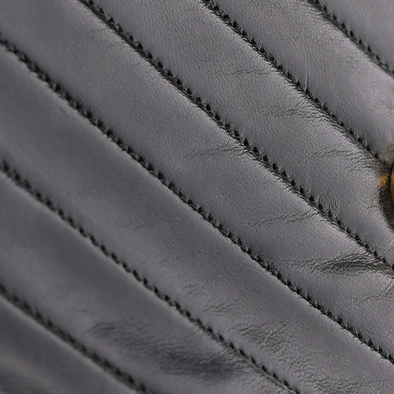 Chanel Lambskin Chevron Quilted Small Single Flap Black 11 of 12