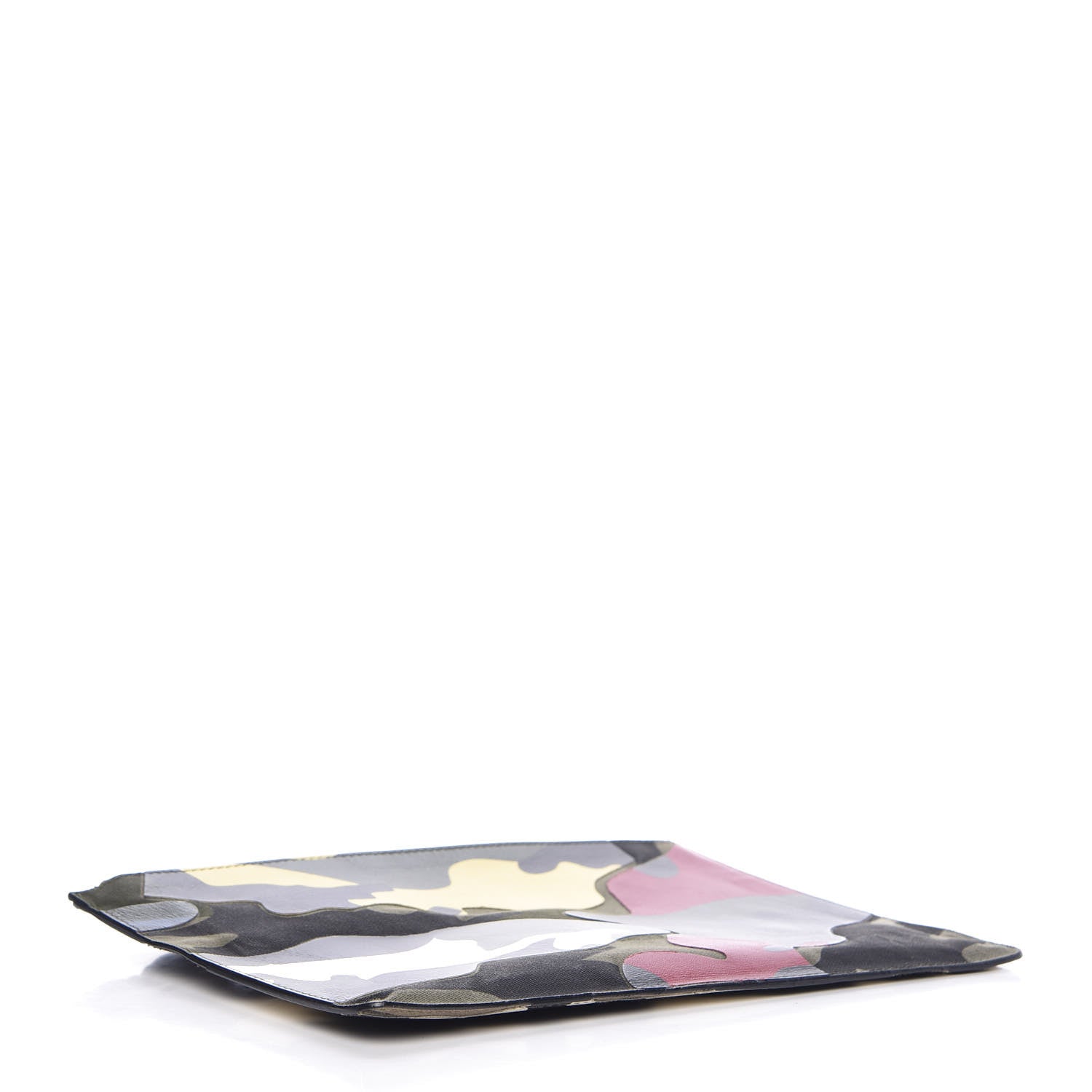Valentino Garavani Nappa Canvas Camouflage Zip Pouch Multicolor 4 of 12