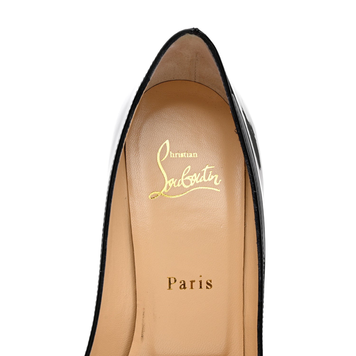 Christian Louboutin Patent New Simple 100 Pumps 37 Black 6 of 8