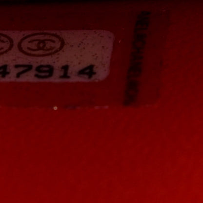 Chanel Perforated Lambskin Quilted Wallet On Chain WOC Red 17 of 23