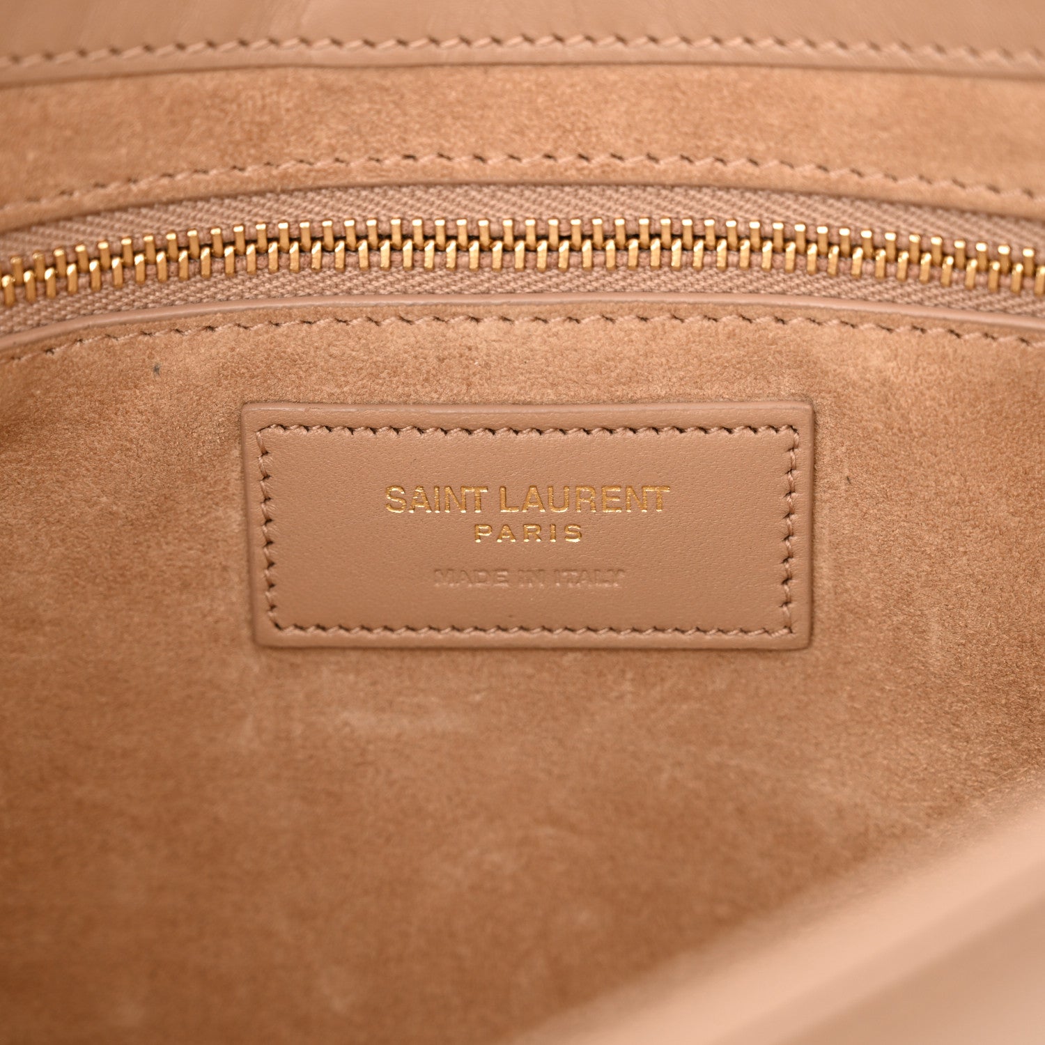 Saint Laurent Smooth Calfskin Le 5 A 7 Hobo Dark Beige 6 of 11