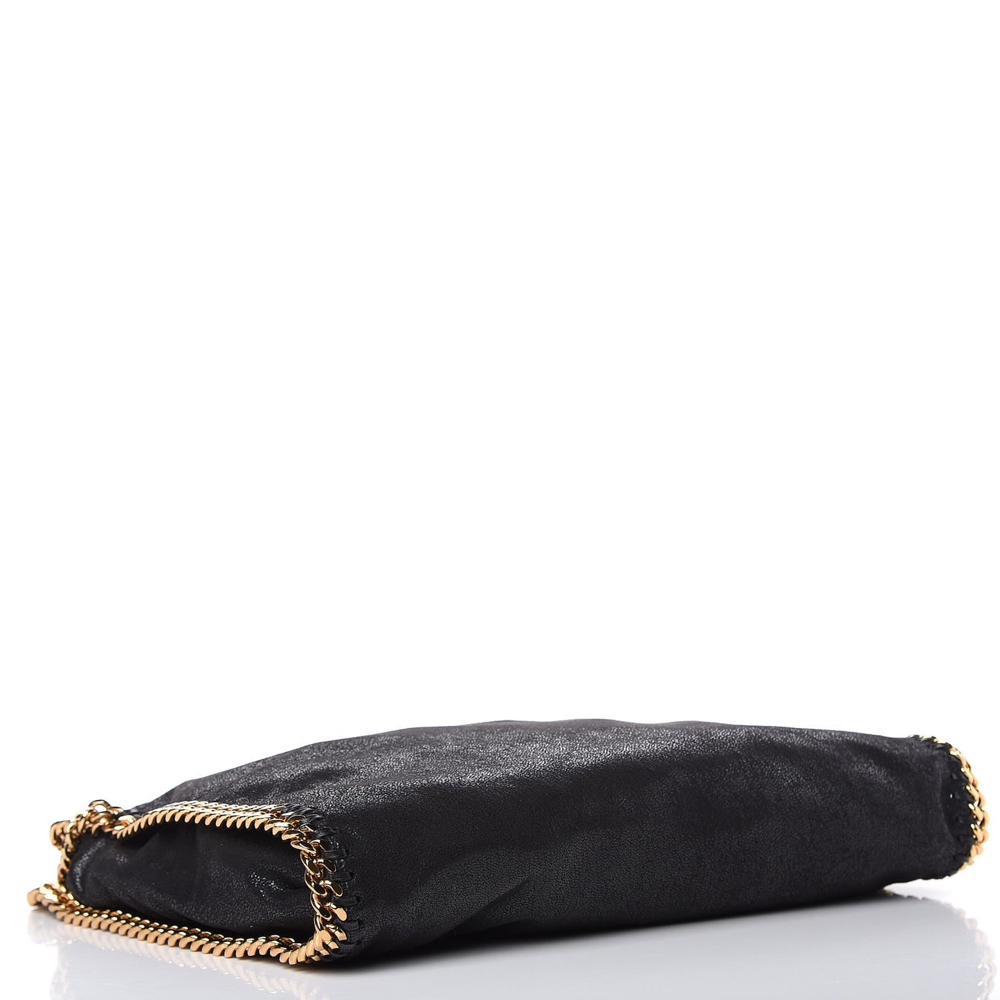 Shaggy Deer Falabella Fold Over Tote Black