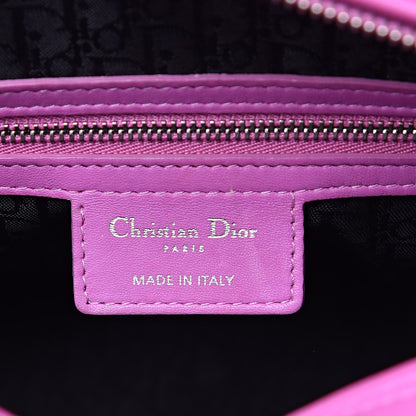 Christian Dior Lambskin Cannage Large Lady Dior Pink 6 of 15