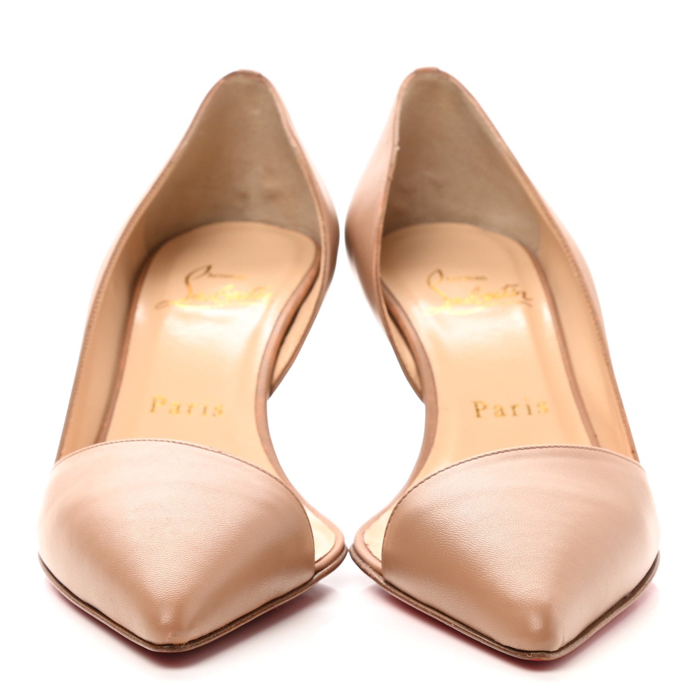 Nappa Newton 70 Pumps 35 Beige Silver