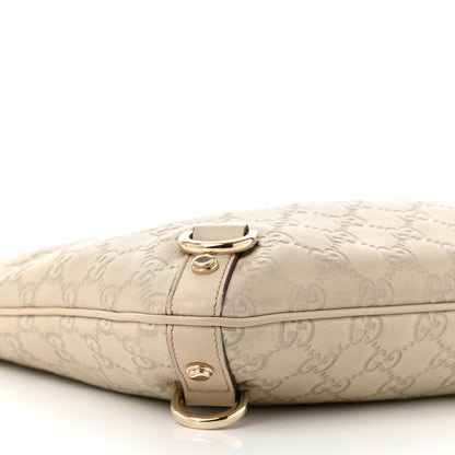 Gucci Guccissima Abbey Messenger Bag Off White 9 of 15