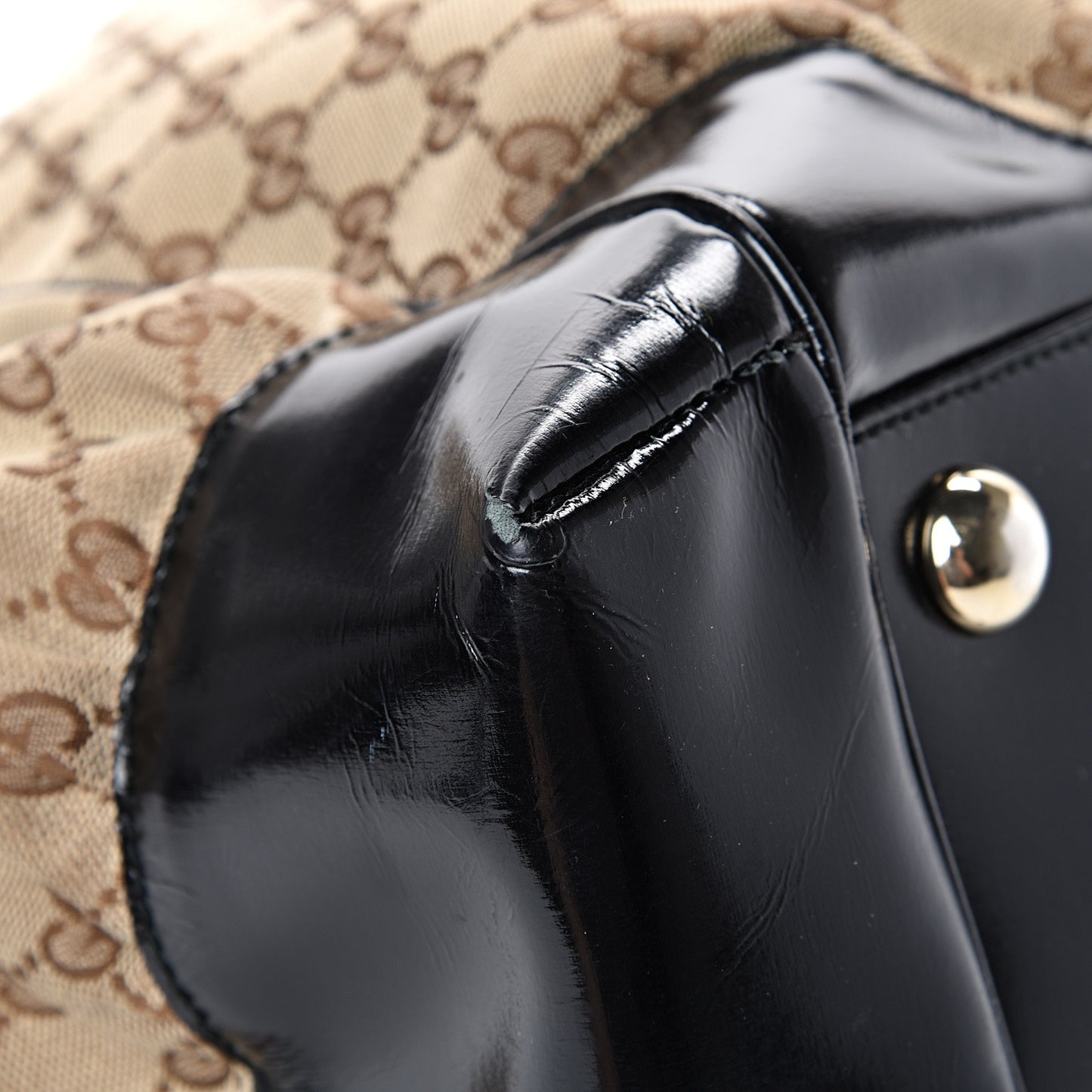 Monogram Large Full Moon Tote Black