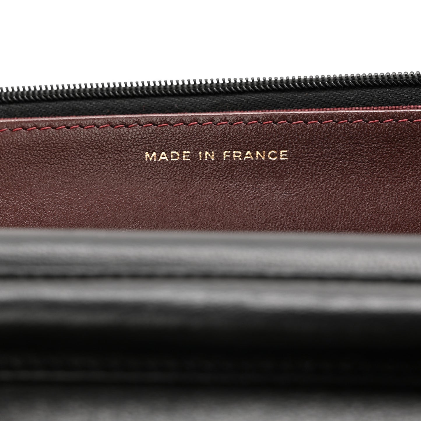 Lambskin Quilted Wallet On Chain WOC Black