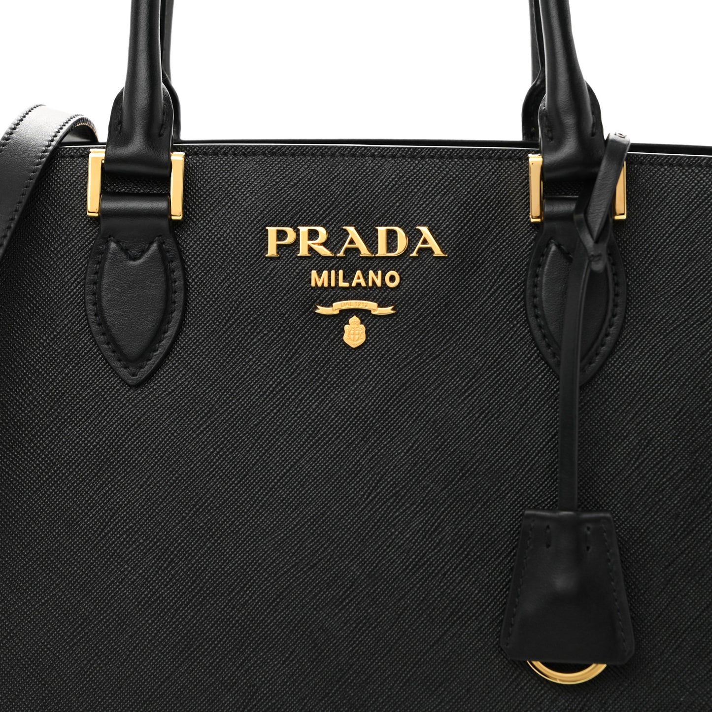 Saffiano Lux Tote Black
