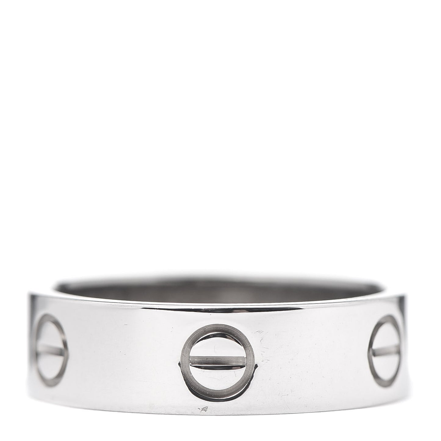18K White Gold 5.5mm LOVE Ring 59 8.75