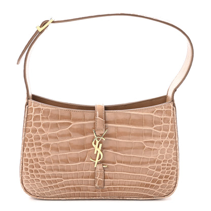 Saint Laurent Alligator LE 5 A 7 Hobo Beige 1 of 10