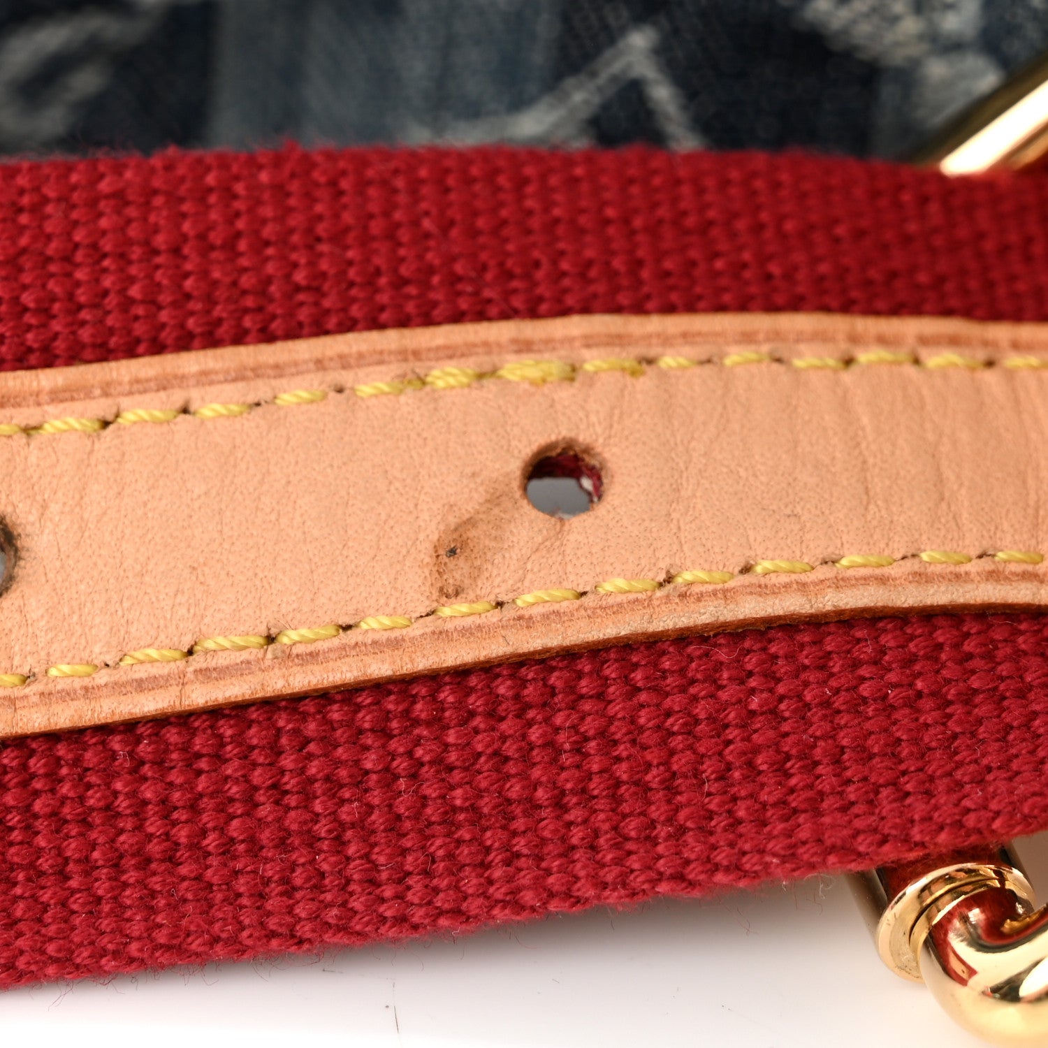 Louis Vuitton Denim Raye Porte Epaule MM 13 of 14