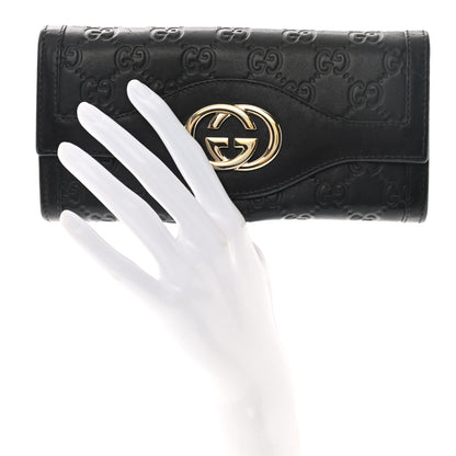 Gucci Guccissima Sukey Continental Wallet Continental Wallet Black 2 of 10