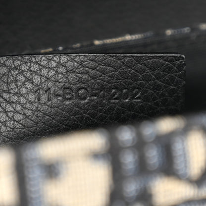 Christian Dior Grained Calfskin Oblique Saddle Messenger Black 8 of 11