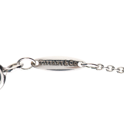 Tiffany Sterling Silver Diamond .10ct Elsa Peretti Diamonds by the Yard Pendant Necklace 4 of 13