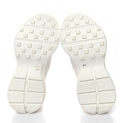 Gucci GG Supreme Monogram Womens Rhyton Sneakers 35.5 White 5 of 13