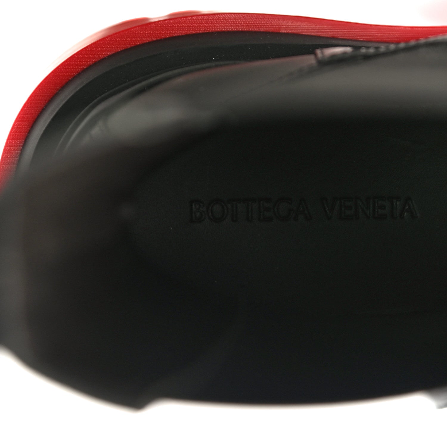 Bottega Veneta Calfskin The Tire Chelsea Boots 36.5 Black Bright Red 9 of 26