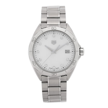 Tag Heuer Stainless Steel Diamond Mother of Pearl 35mm Formula 1 Lady Quartz Watch WBJ1319 1 of 5