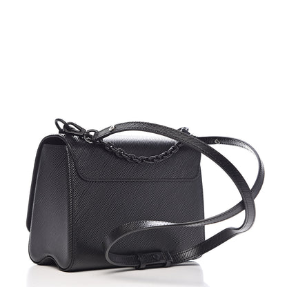 Louis Vuitton Epi Twist Shoulder Bag MM Matte Black 3 of 10