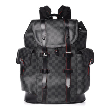 Louis Vuitton Damier Graphite Christopher PM Red 1 of 14