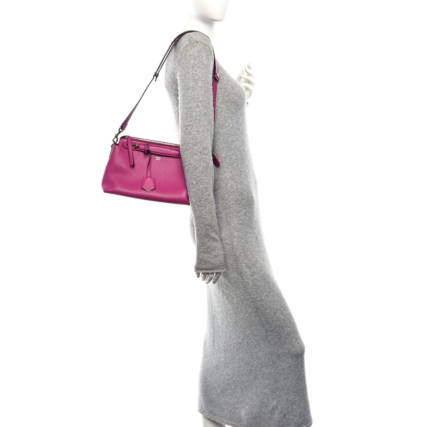 Vitello Dolce Medium By The Way Boston Bag Magenta